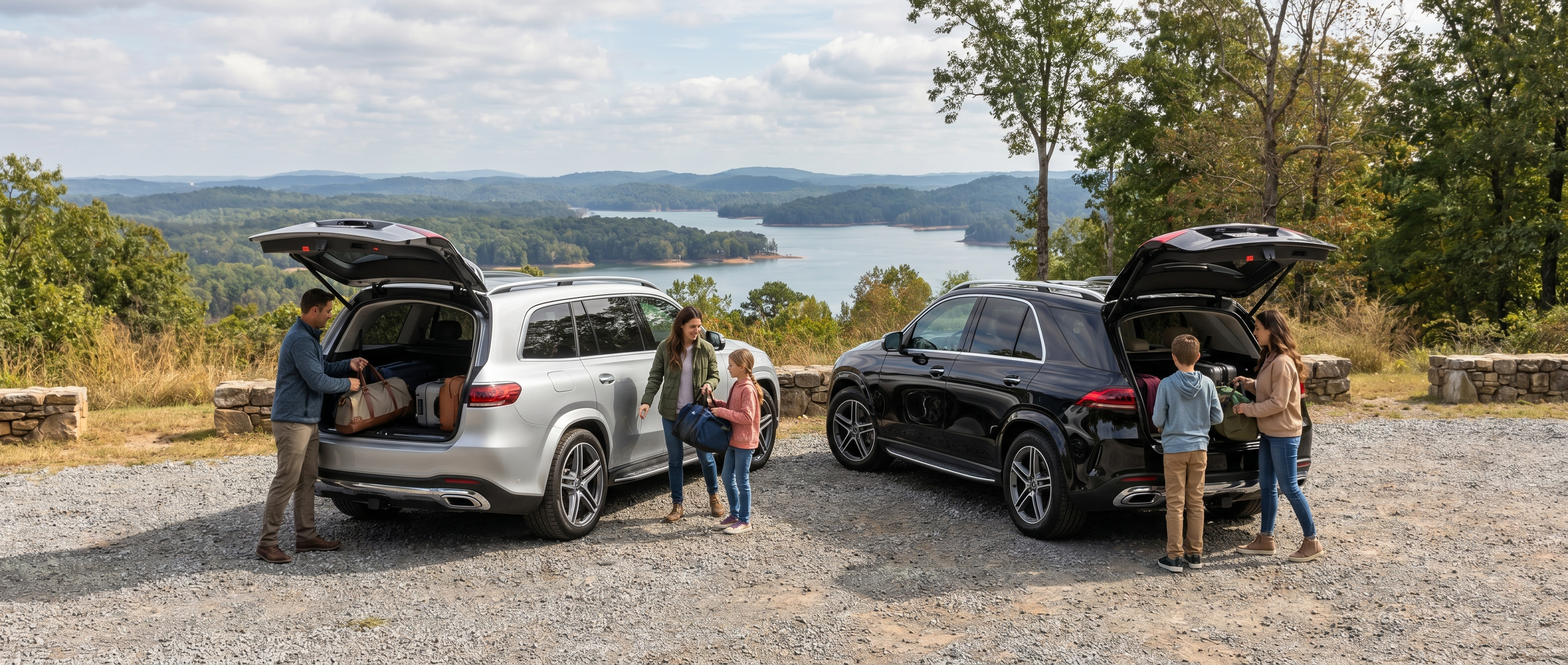 Mercedes-Benz GLS and GLE comparison for families in Duluth, GA